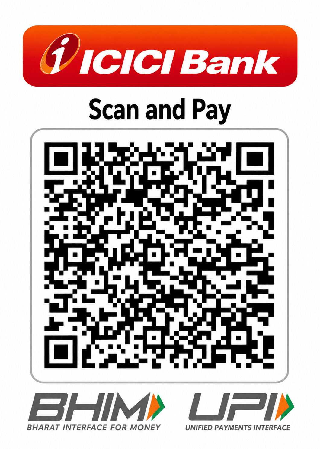 GOLDEN BOGSCON UPI Payment QR Code